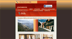 Desktop Screenshot of apartamentosrocamar.com